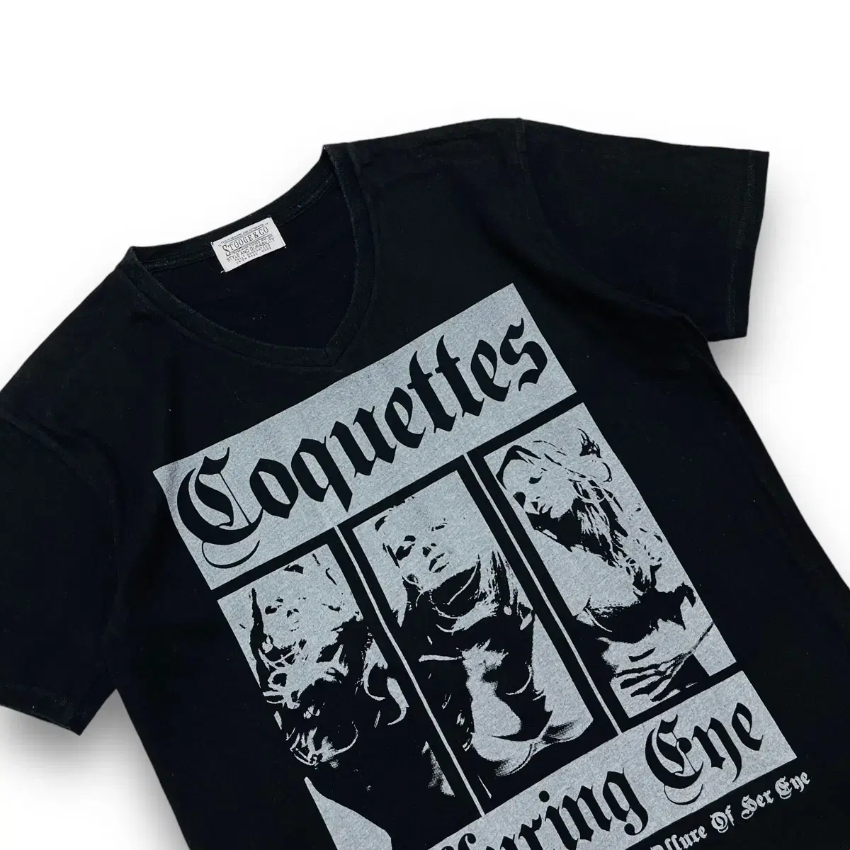 Punk Stooge & co Girl Art Dark Short Sleeve T-Shirt