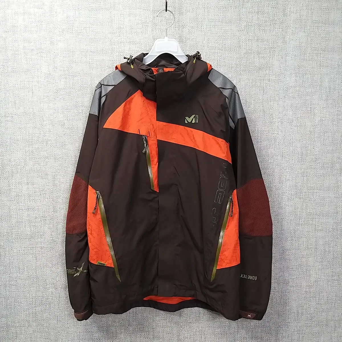 14. millet outdoor deep brown orange jacket men95