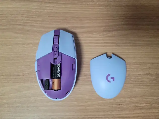 로지텍 G304 무선마우스 저소음 개조 퍼플