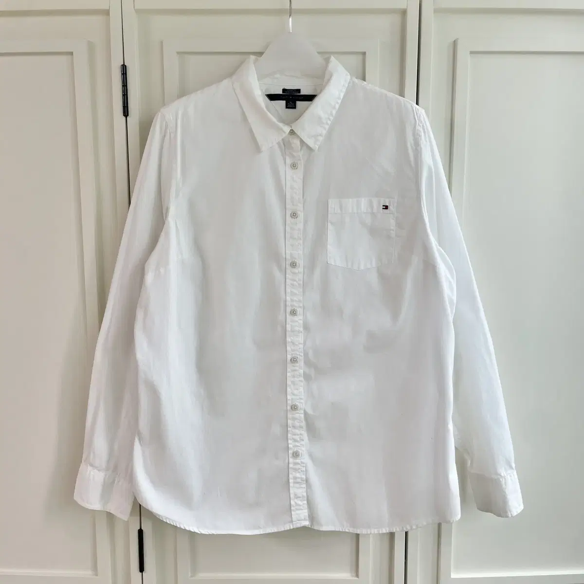 [L]Tommy White Shirt CK8059