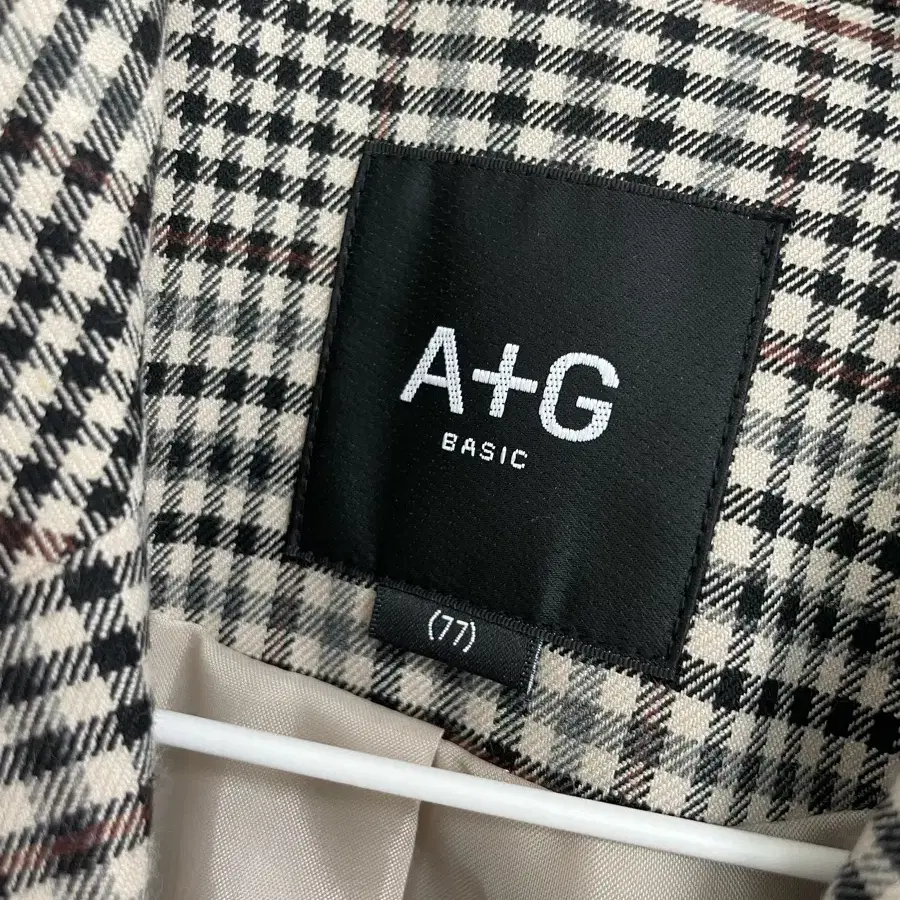 A+G 여성 체크 자켓 77