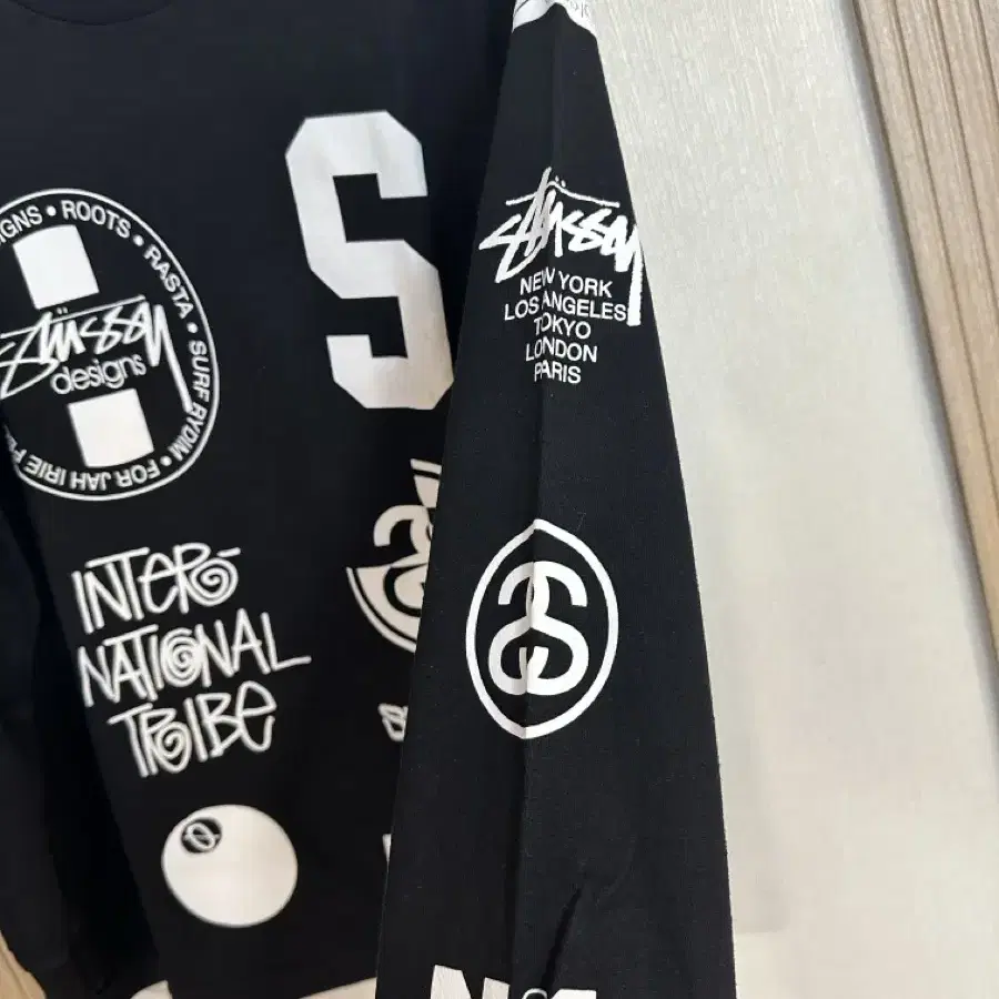 (초희귀) 스투시 STUSSY Dot Collage Longsleeve