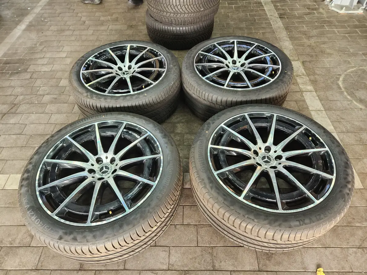 21인치 정품 벤츠 eqs450amg 순정 중고 휠타이어 임판급 판매