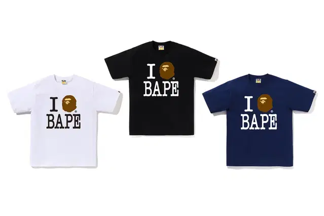 [해외] 베이프 I LOVE BAPE 반팔 티셔츠 24FW