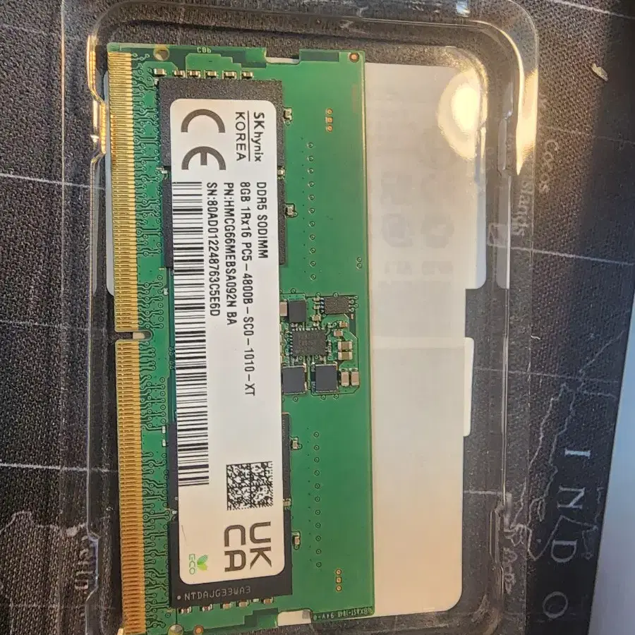 노트북 램 DDR5 8기가 x2