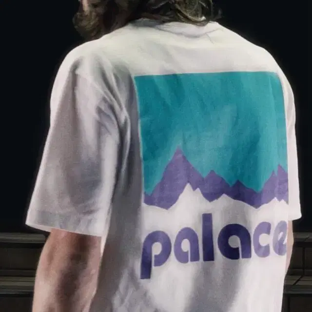 [XL] PALACE 팔라스 x 버그하우스 티셔츠 화이트