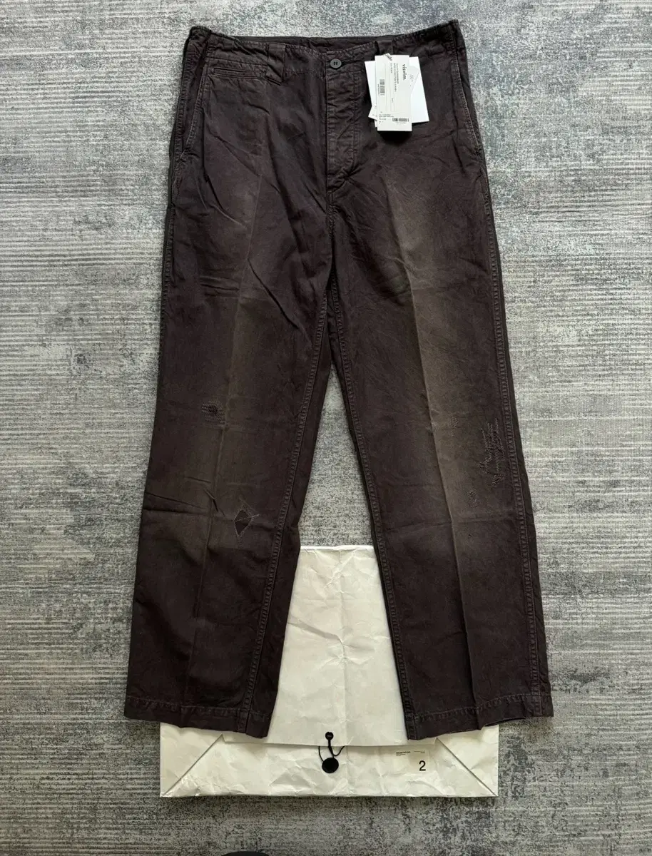 [2]비즈빔24AW Wide Chino Pants crash와이드 치노