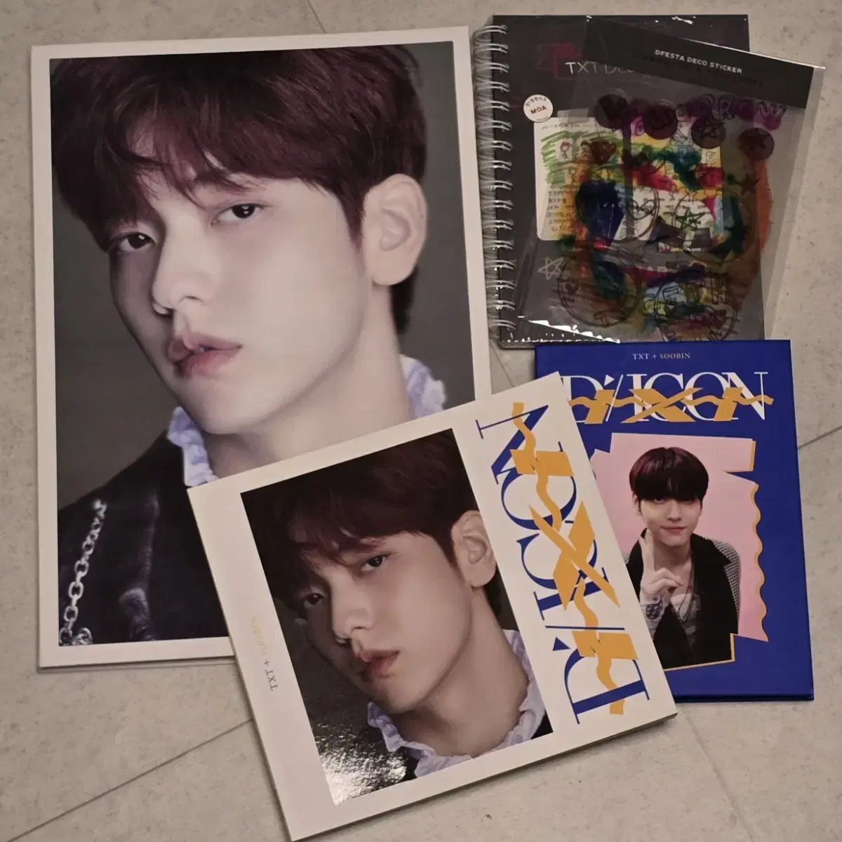 TXT soobin sell the original + mini-edition of Defecta