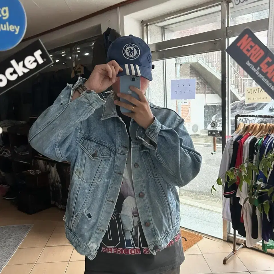 90s wrangler denim jacket