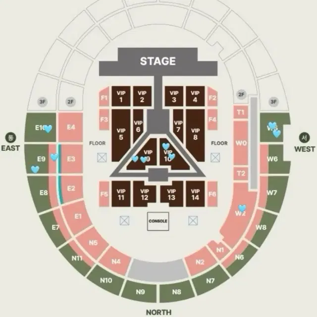 (F9, F10) 세븐틴 고양 콘서트 티켓 판매