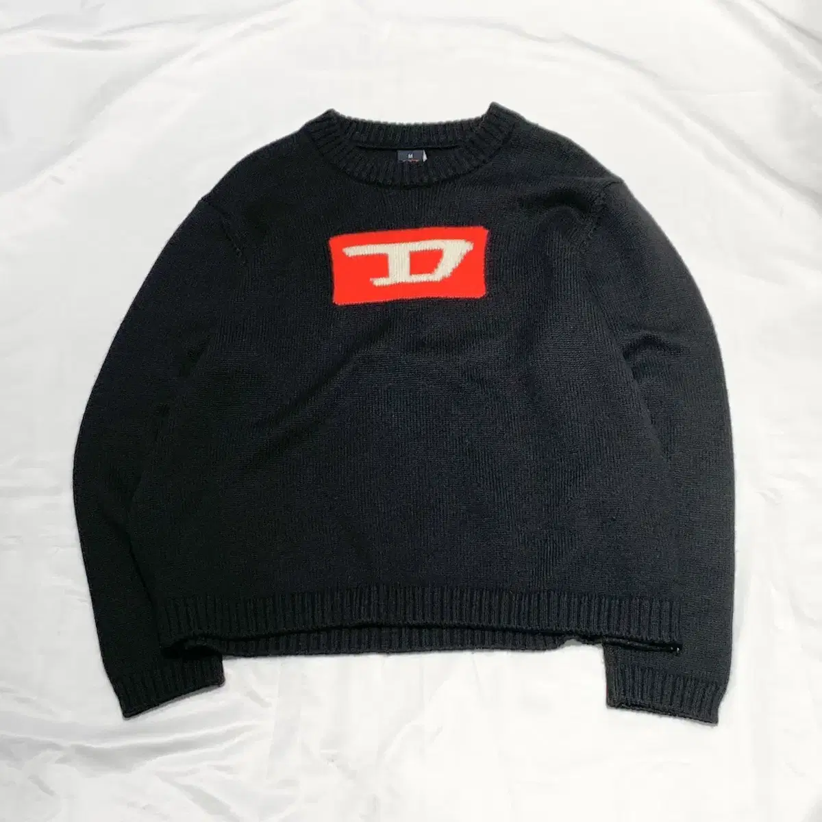 (M) DIESEL Diesel D logo knit