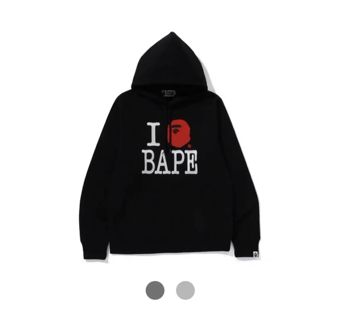 ILoveBAPE 베이프 후드티 XL