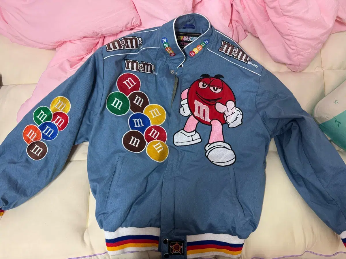 Vintage racing jacket (M&M's, Oreo)