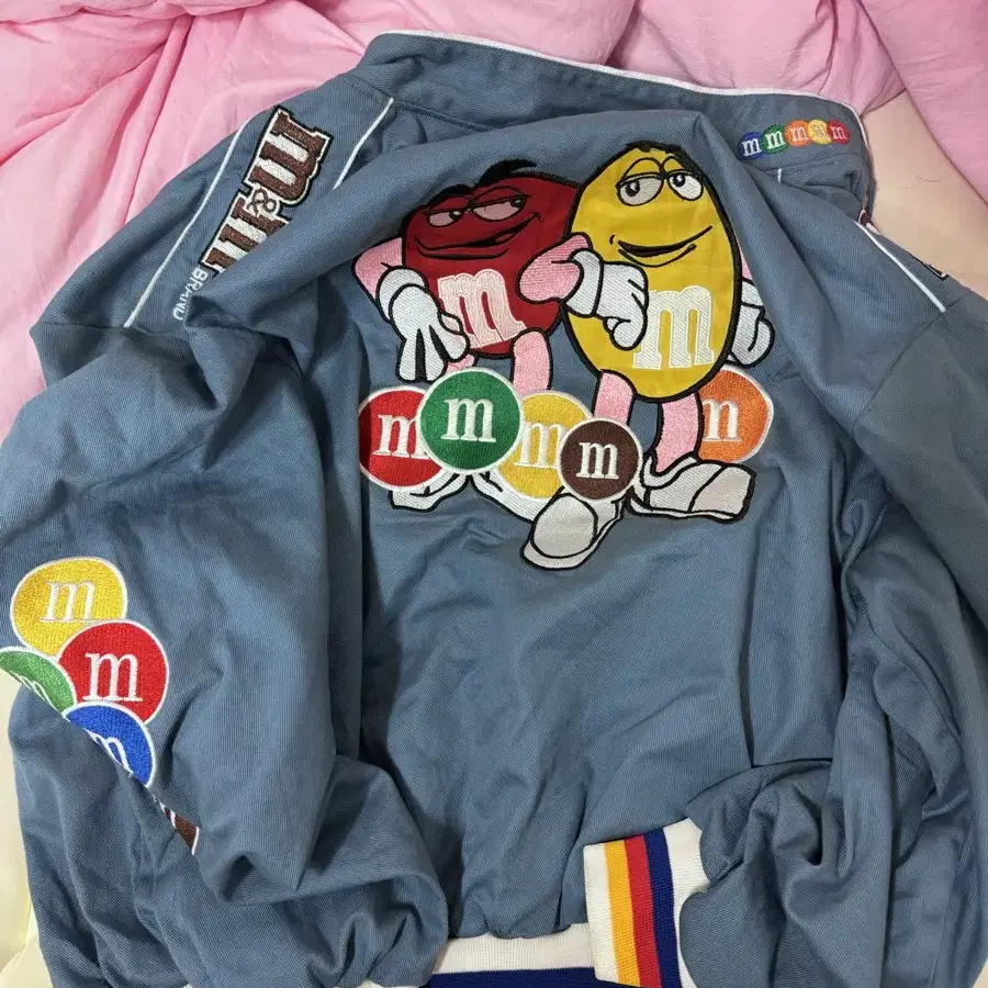 빈티지 레이싱 자켓 (m&m's,오레오)