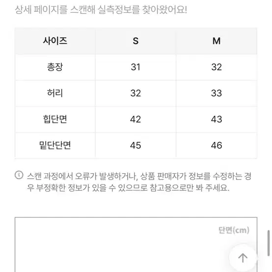 포켓 데님 미니스커트 연청 s사이즈