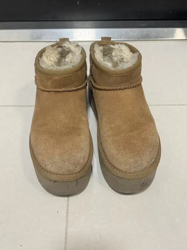 ugg 플랫폼 통굽 5cm 어그 발목 어그 부츠