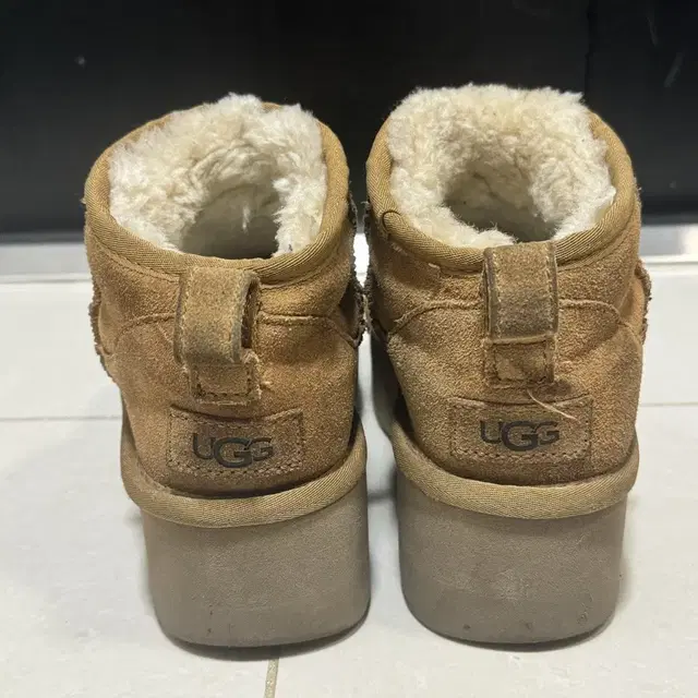 ugg 플랫폼 통굽 5cm 어그 발목 어그 부츠