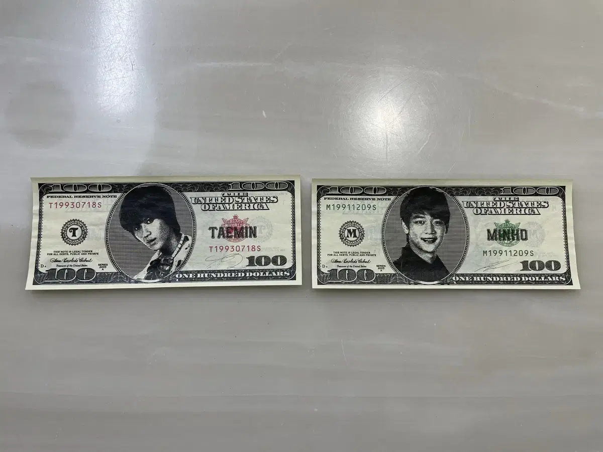 Shinee taemin minho Japan Arenacon Dollar Confetti