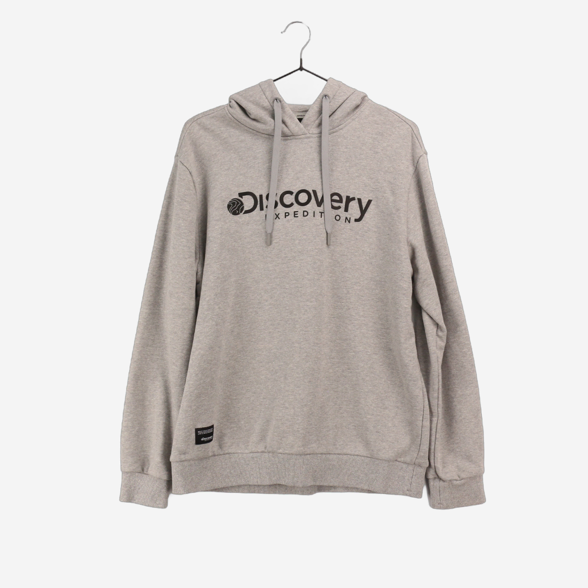 [95]Discovery Gray Logo Hoodie (SW3013)