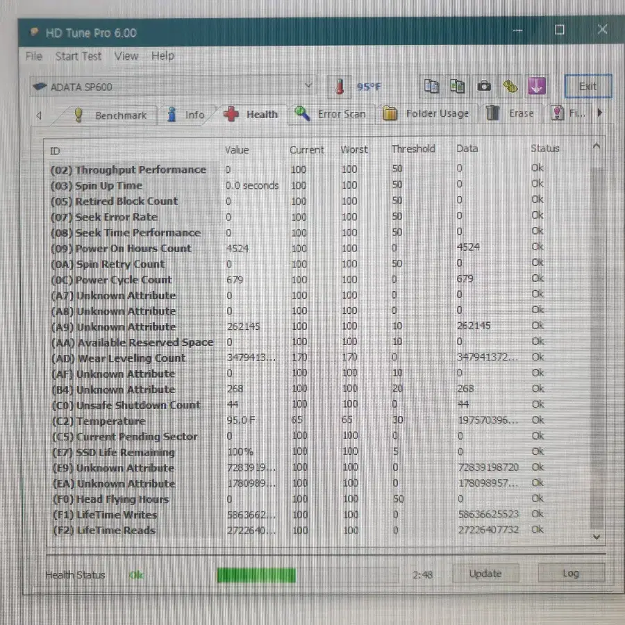 ADATA SP600 64G SSD