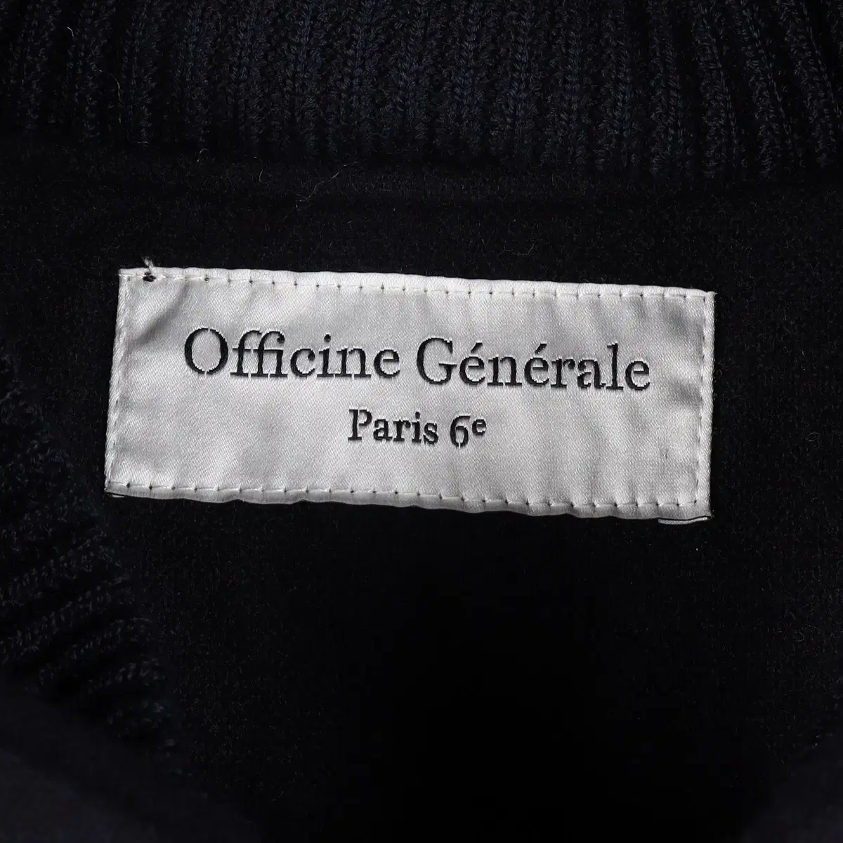 오피신 제네랄 OFFICINE GENERALE 네이비 코트 L