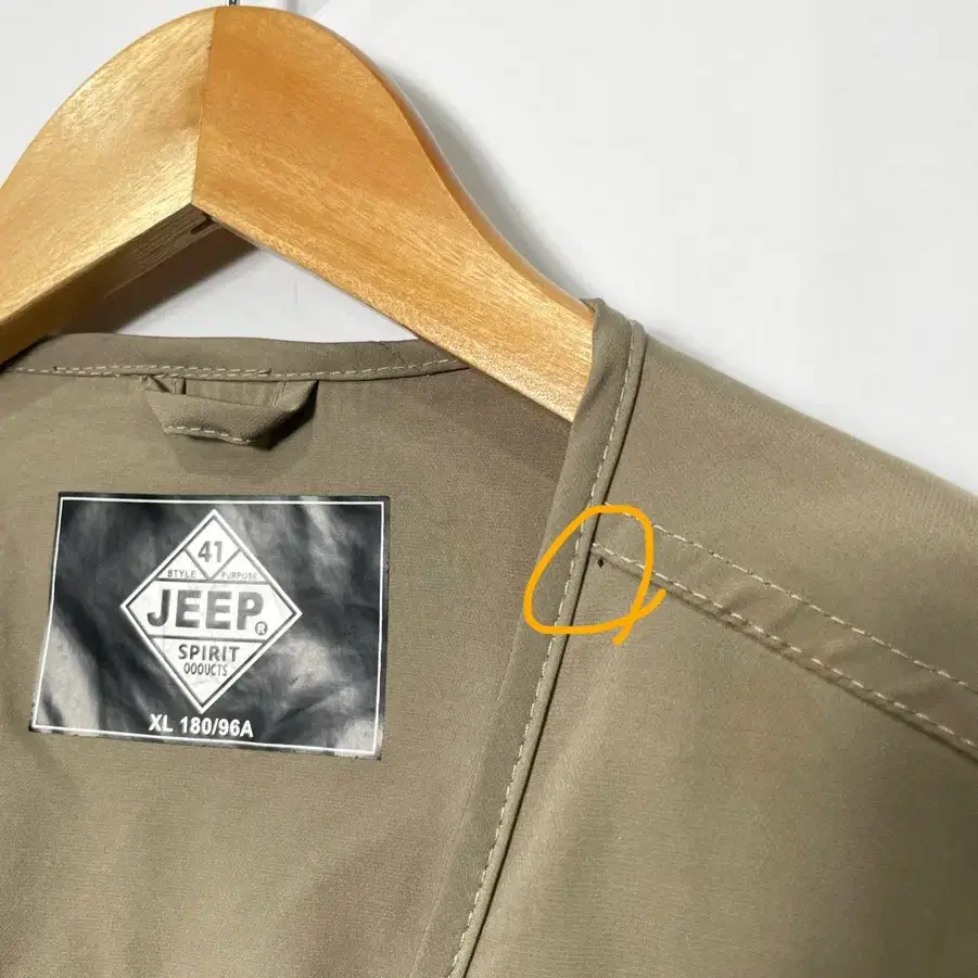 남성 105 / 지프 JEEP 베스트 카고 조끼 고프코어