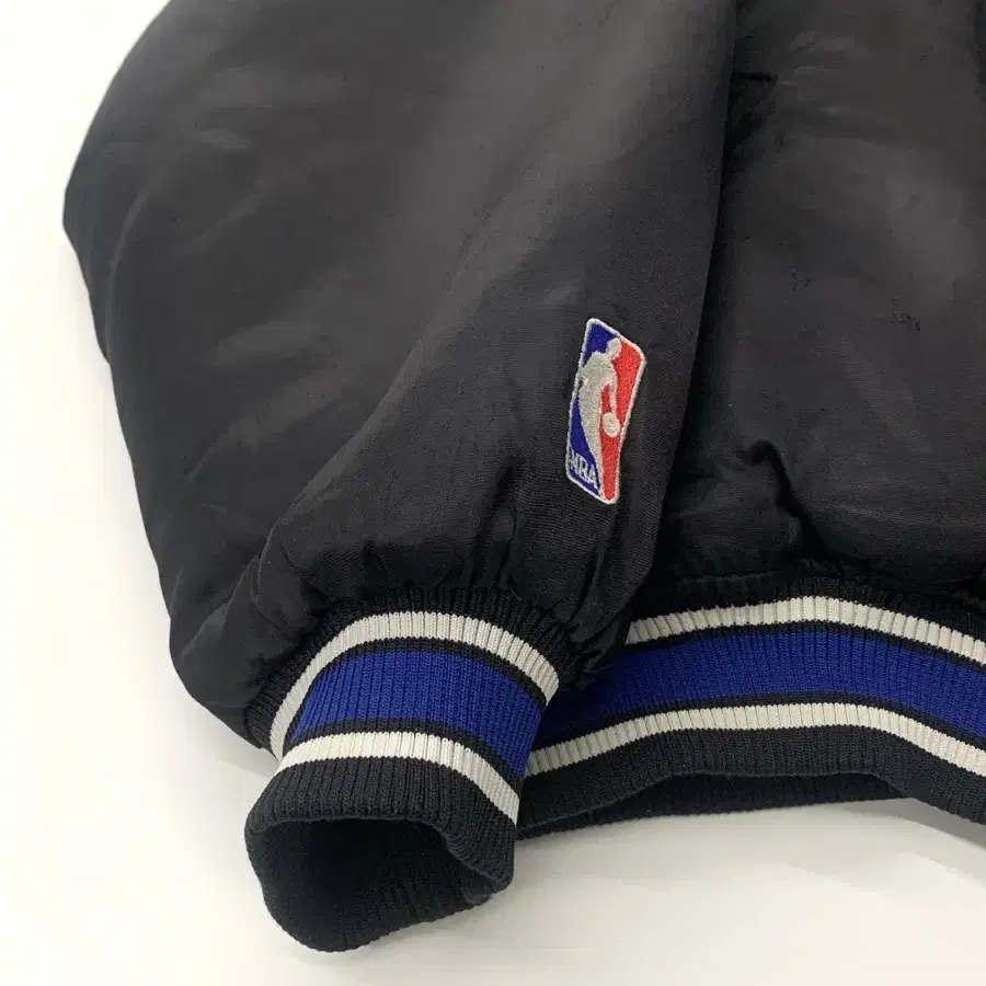 Orlando Magic Vintage 90s 스타터 라인 새틴 봄버 자