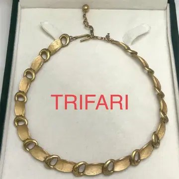 TRIFARI 트리파리 빈티지 골드 목걸이 초커