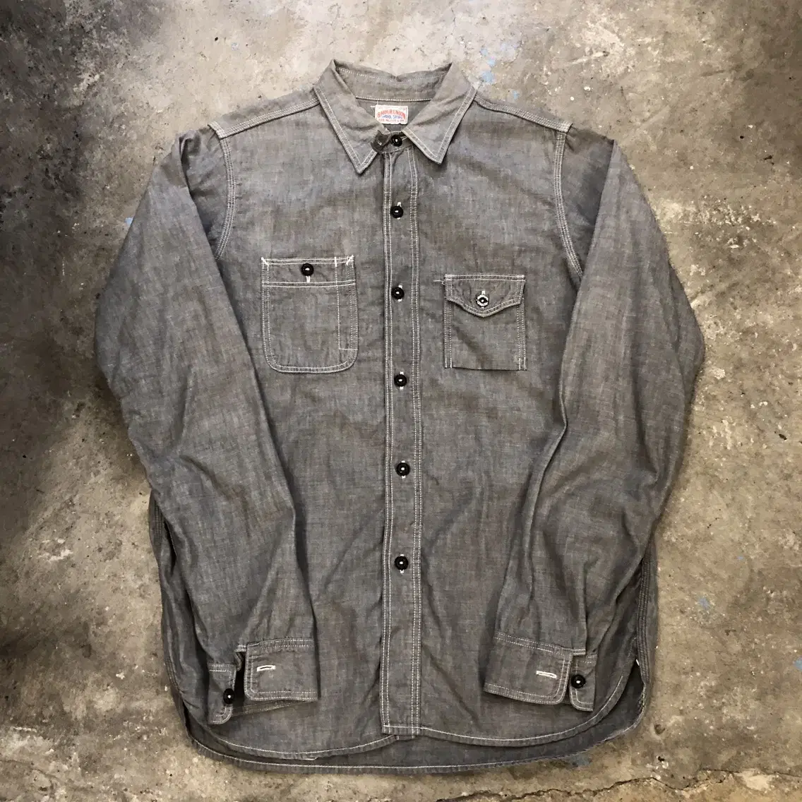 Joe McCoy Chambray shirt Japan made