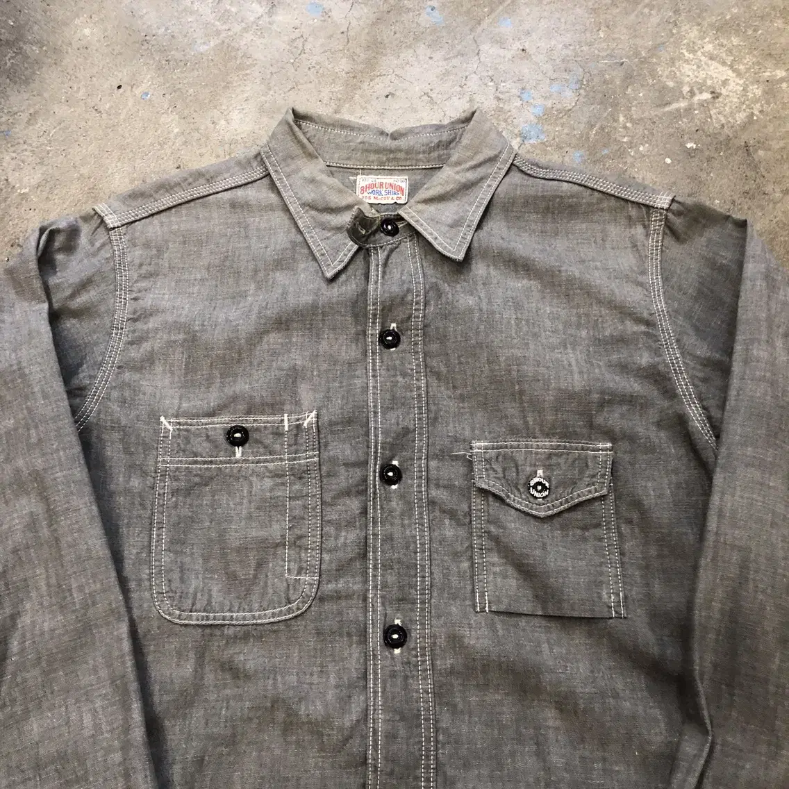 Joe McCoy Chambray shirt Japan made