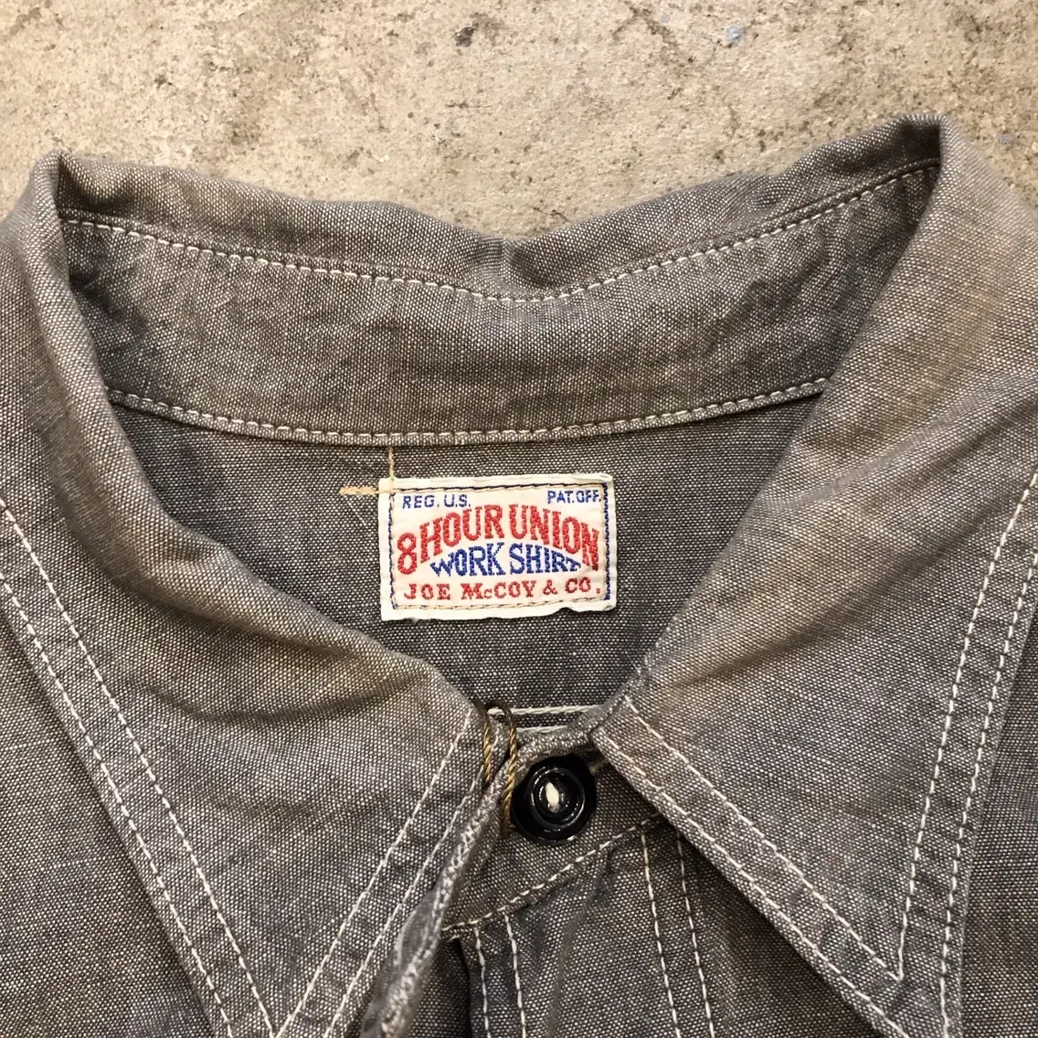 Joe McCoy Chambray shirt Japan made