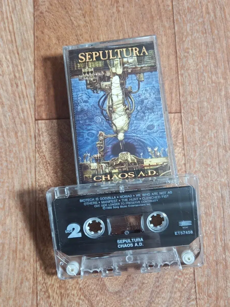 sepultura 세풀투라 수입 카세트테이프