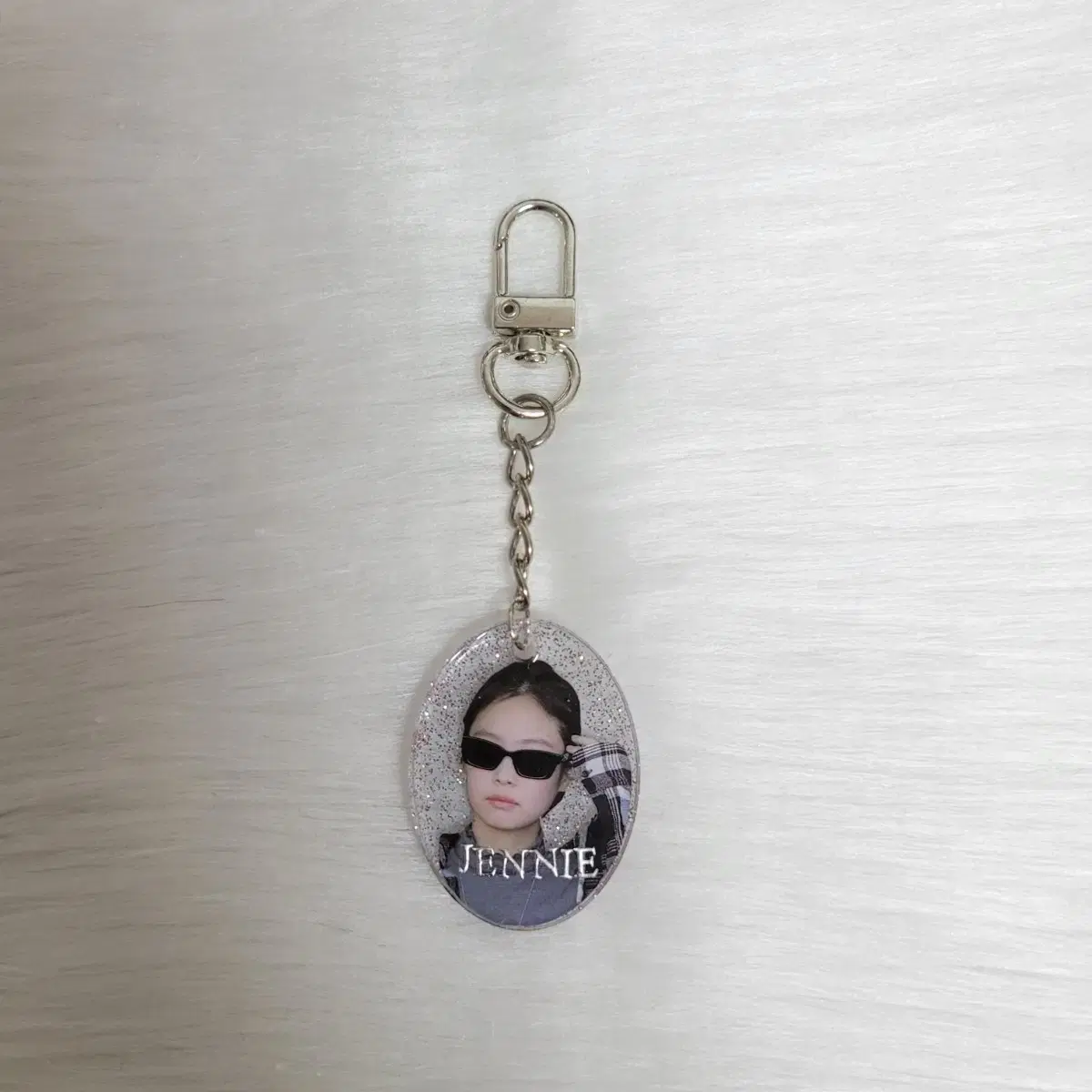 Black Pink jennie Resin Keyring