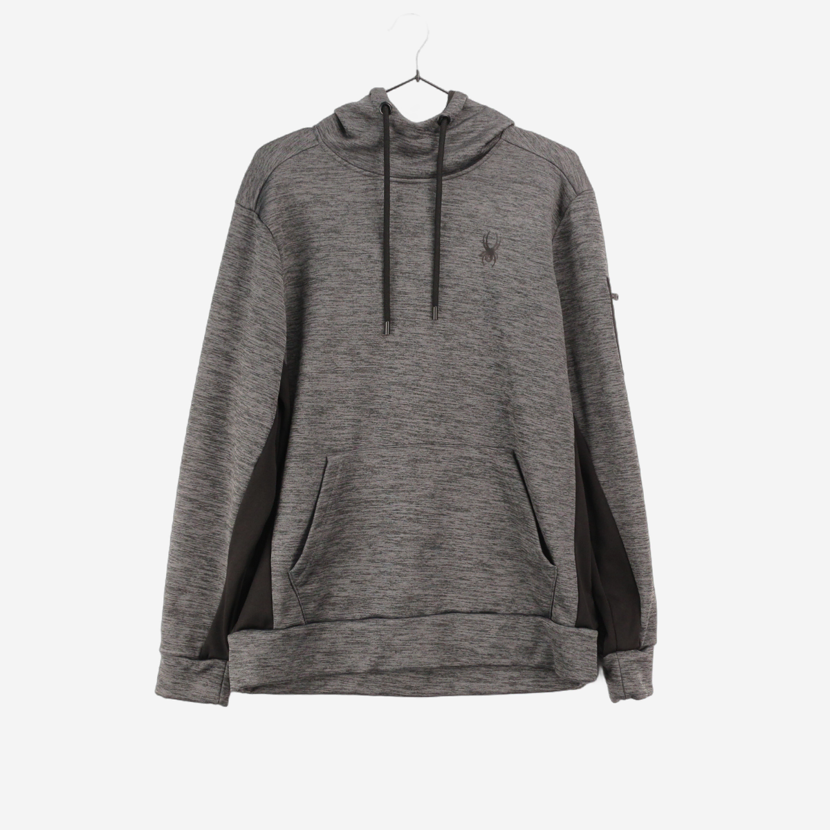 [M]Spider Active Jin Gray Brushed Hoodie(SW3014)