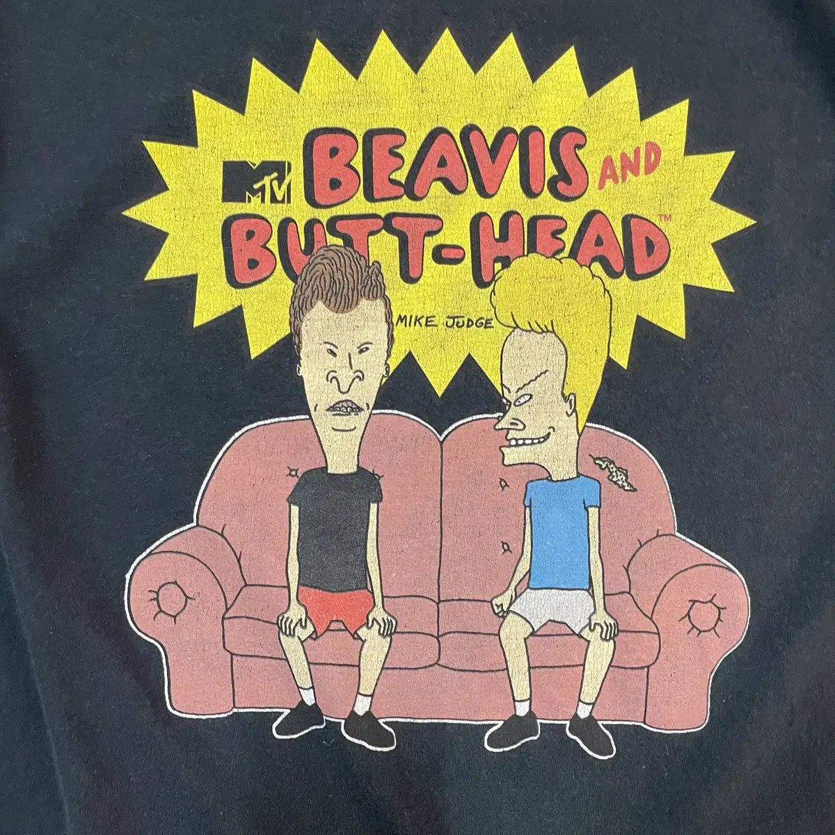 BEAVIS BUTT-HEAD [L] 비비스앤 벗 헤드 빈티지 반팔티셔츠