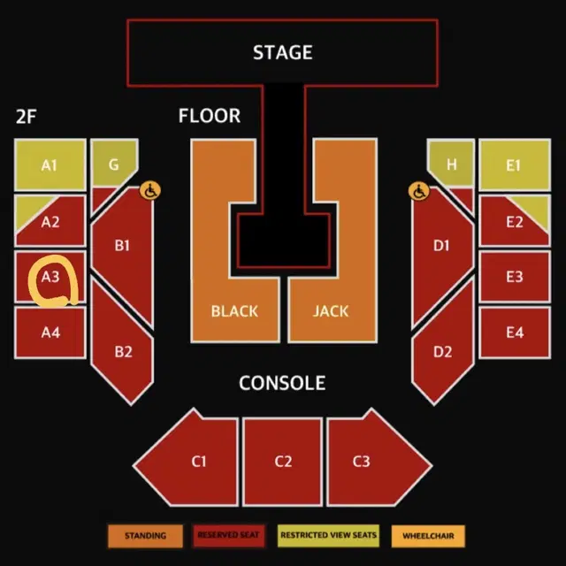 2ne1 투애니원 콘서트 막콘 10/6(일) 지정석 A3 양도