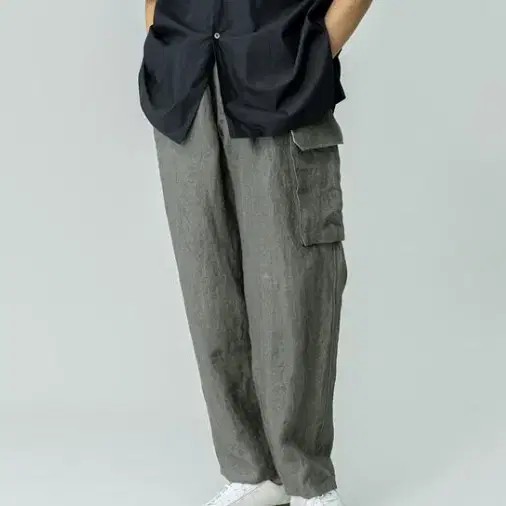 BLURHMS - wash linen 5p easy pants