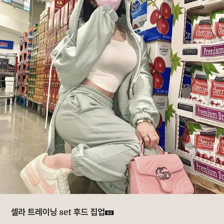 로젤린 박시 후드집업