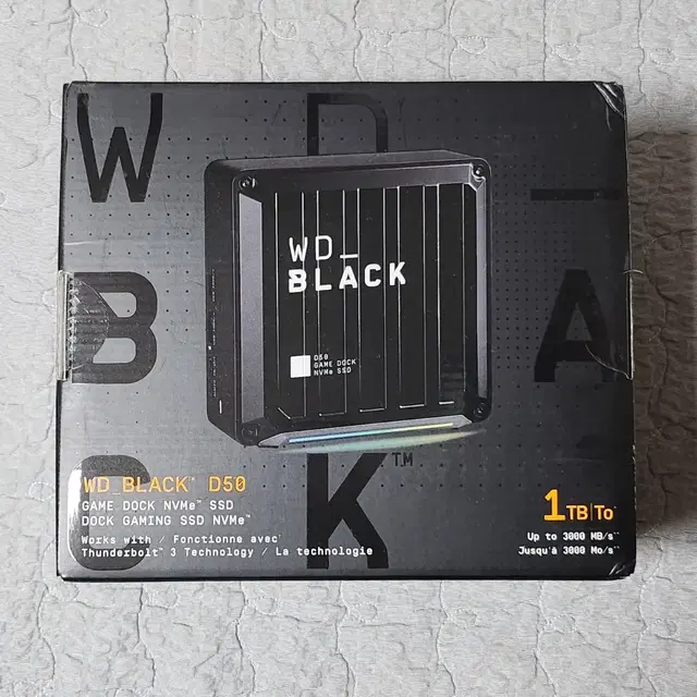 WD BLACK D50 SSD 1TB 게이밍 독 맥북