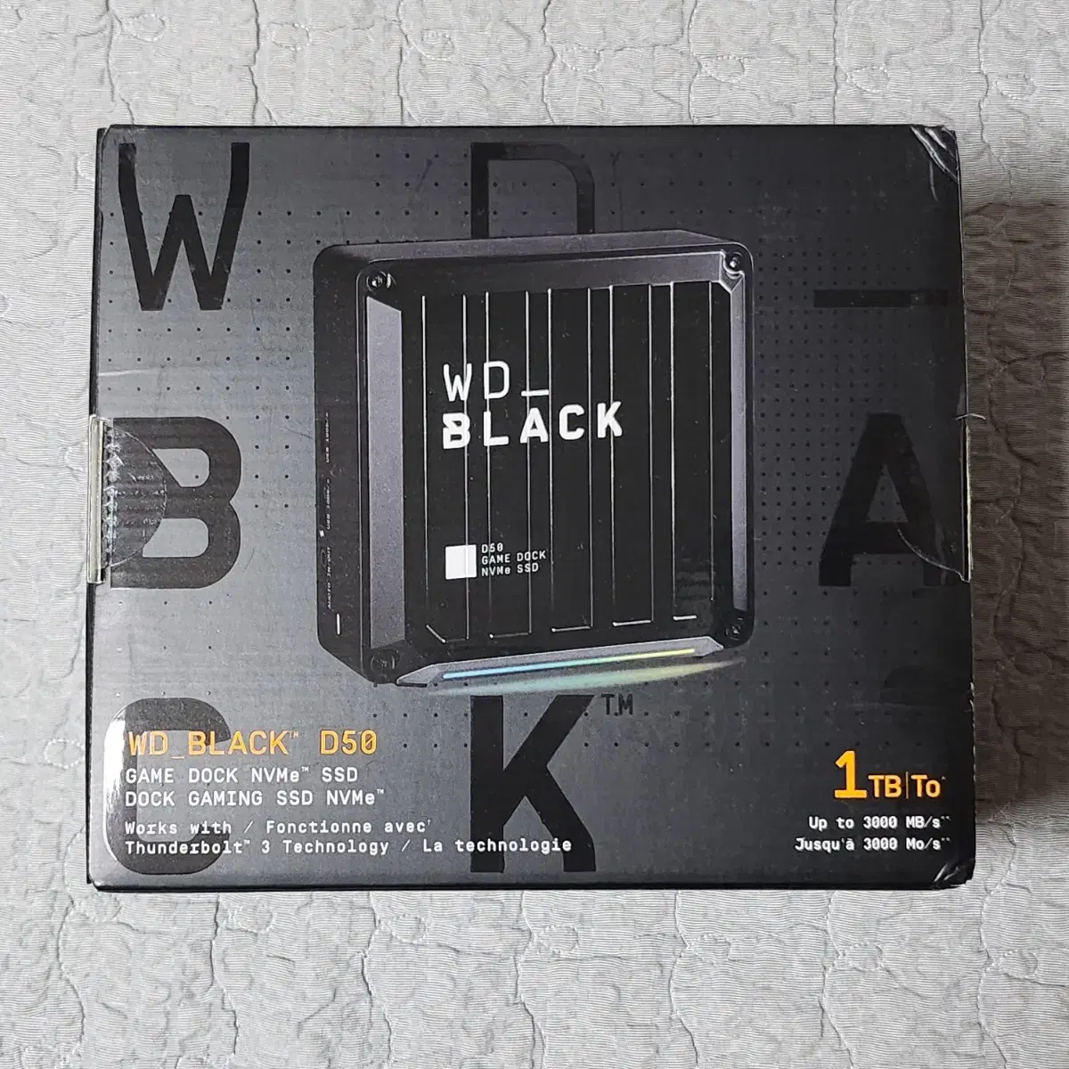 WD BLACK D50 SSD 1TB 게이밍 썬더볼트독 맥북