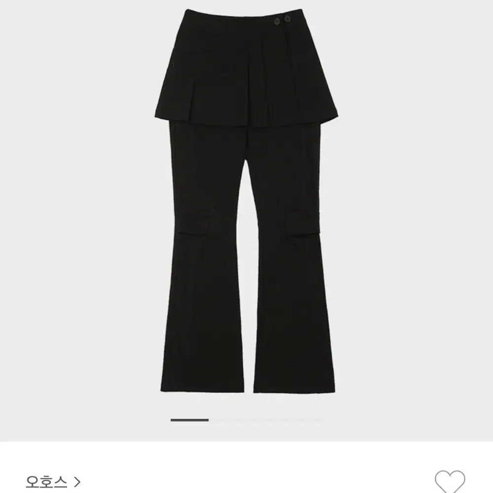 [OJOS] 오호스 2-way Pleats Skirt Pants