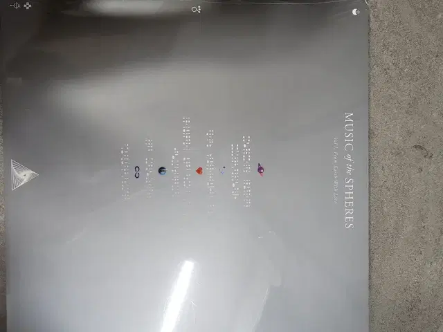 콜드플레이 Music of the sphere LP 한정판