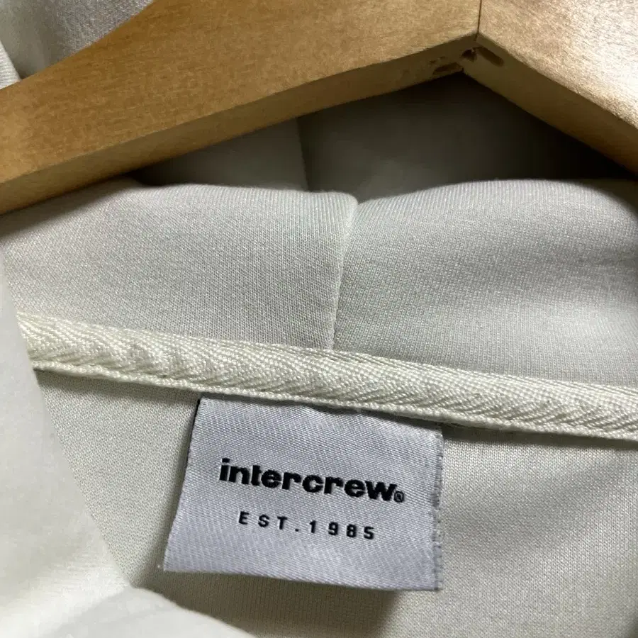 95 intercrew 프린팅 스판 루즈핏 후드티 정품