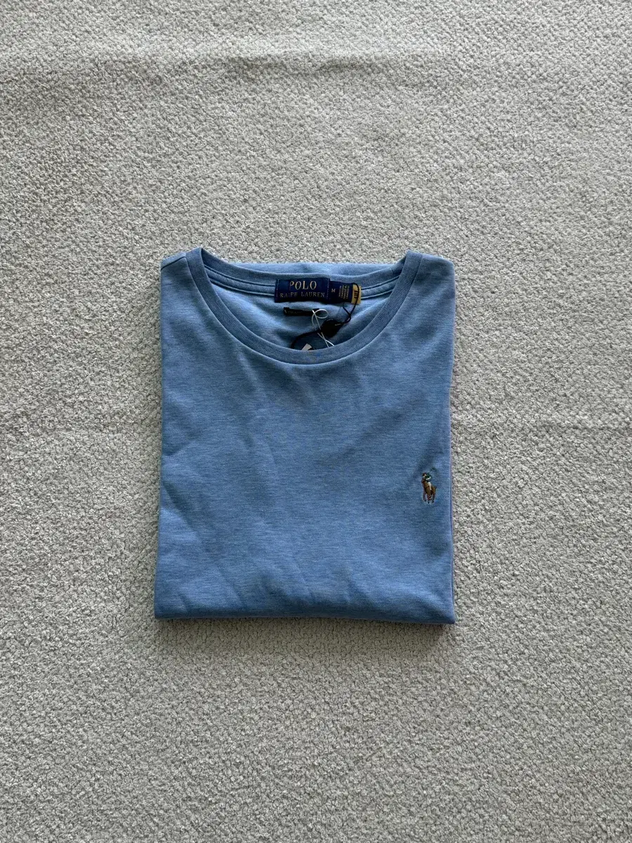 [New/Genuine] Department store version Polo Soft Touch Vahn Short Sleeve Tee/Bloo