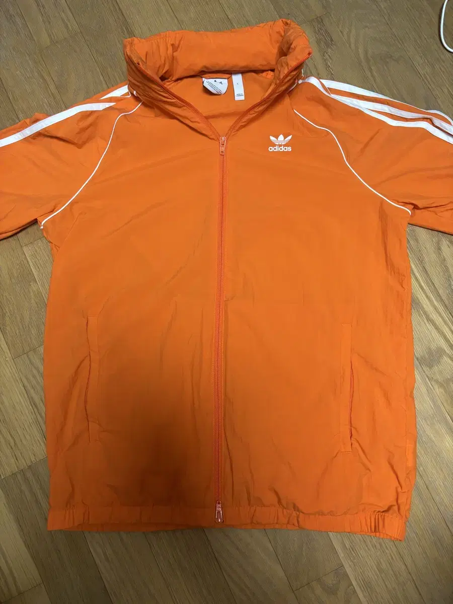 Adidas Orange Jersey Two-Way Track Top