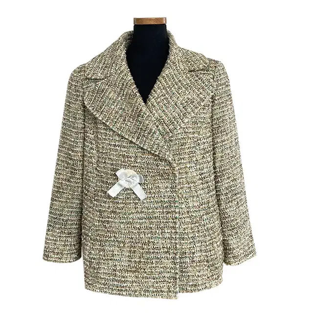 Chung Wan Son Ribbon Point Tweed Momo Jacket