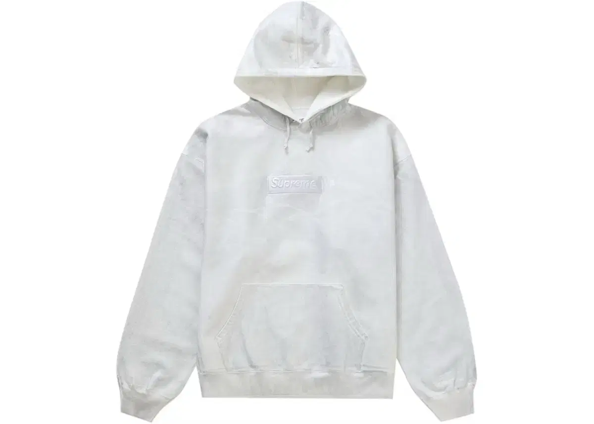 Supreme MM6 Margiela Foil Box Logo Hoodie White L