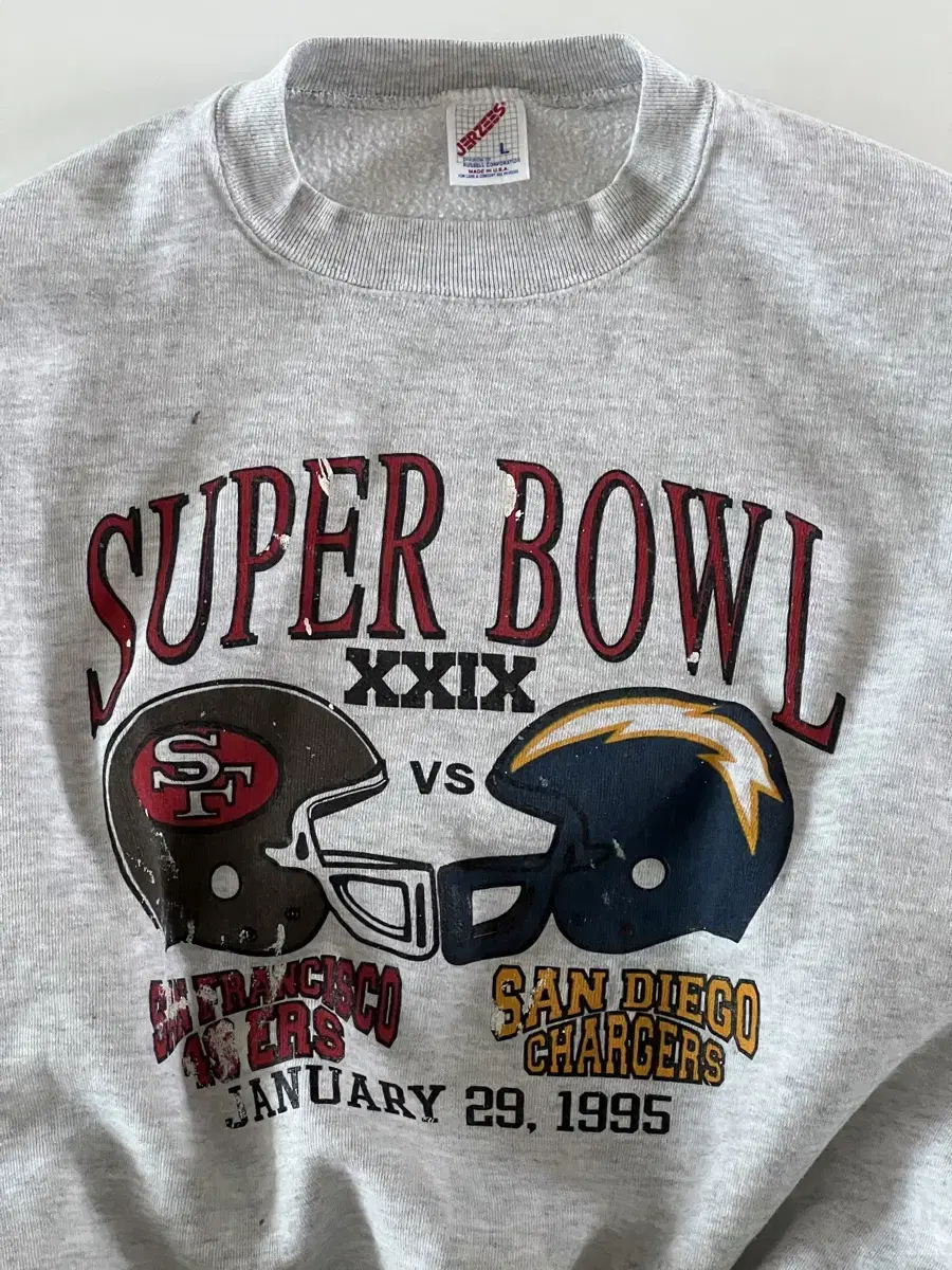 Jersey Super Bowl Sweatshirt L