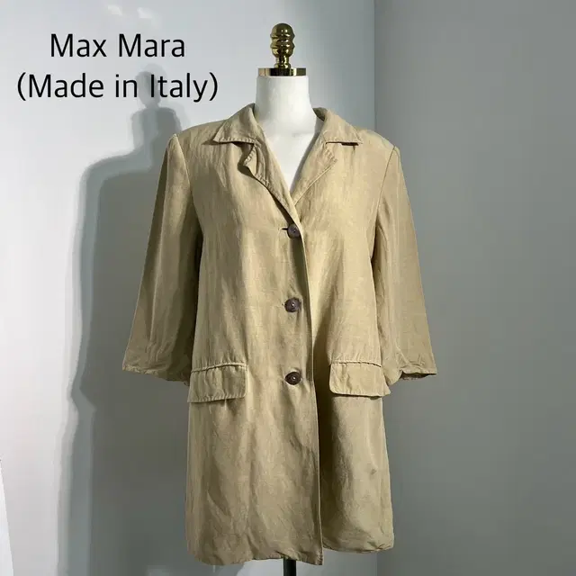 Max Mara 실크 린넨자켓 (made in Itlay) 막스마라