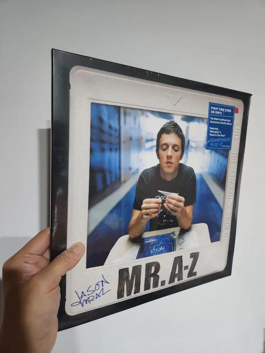 미개봉 제이슨 므라즈 Mr.A-Z 블루 한정판 LP